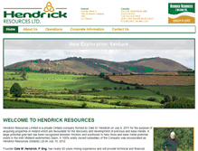 Tablet Screenshot of hendrickresources.com